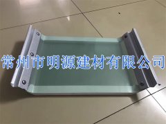 江蘇FRP鋼收邊采光瓦 玻璃鋼金屬邊防腐瓦